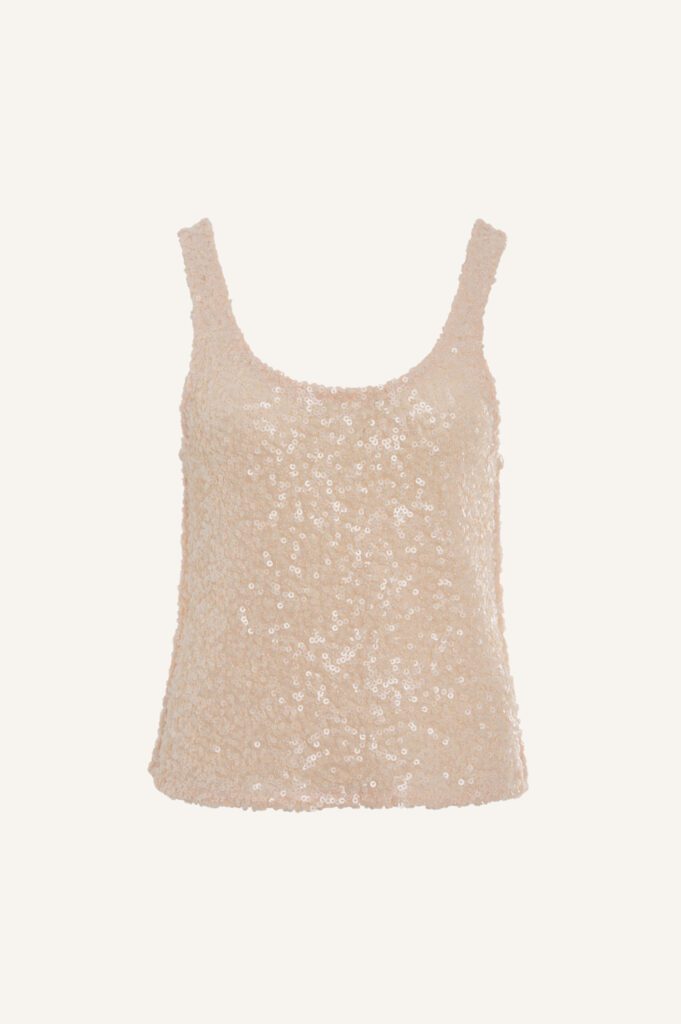 TANK TOP SEQUIN PAGIETA SPECIA OCCASION