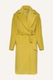 xeimerino palto. makry palto, outwear ,coat ,wool coat, maxi coat,lime color